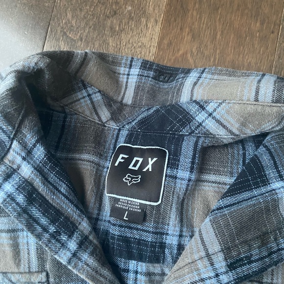 Men’s FOX flannel shirt - Picture 5 of 9